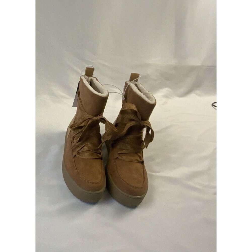 Universal Thread Women's Birgitte Winter Boots, Cognac - Size 6.5